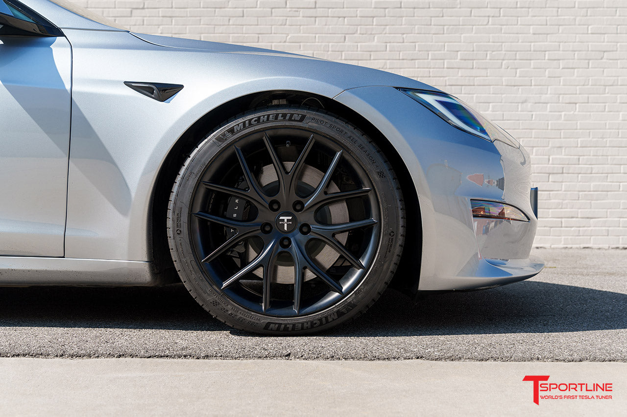 TSR 20" Tesla Model S Long Range & Plaid Wheel and Tire Package (Set of 4)