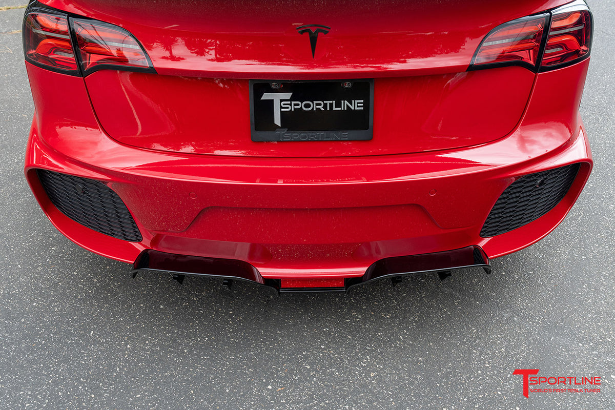 Tesla Model 3 TMaxx Aero Sport Body Kit with Front and Rear Bumper Fascias &amp; Wing Spoiler