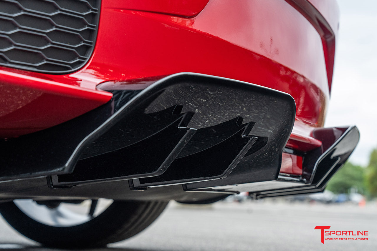 Tesla Model 3 Aero Sport Body Kit with Front and Rear Bumper Fascias & Wing Spoiler