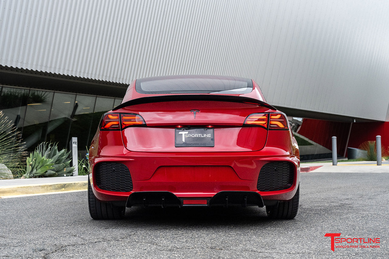 Tesla Model 3 Aero Sport Body Kit with Front and Rear Bumper Fascias & Wing Spoiler
