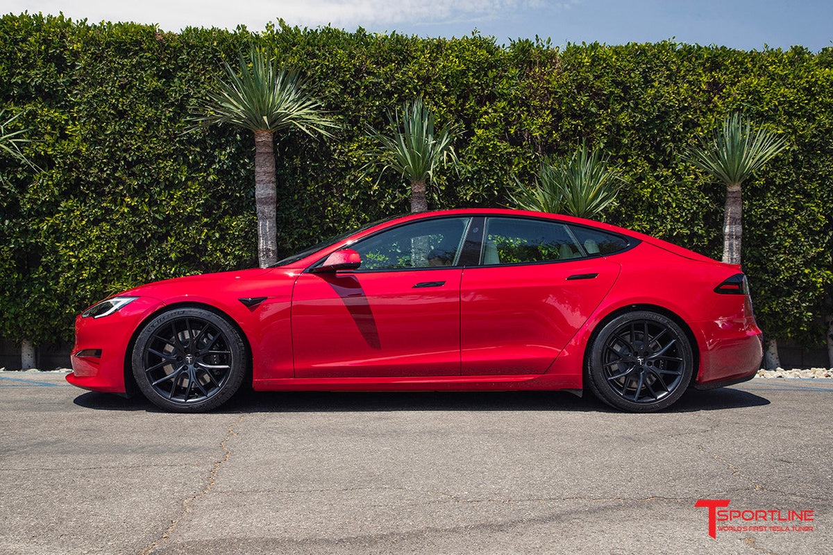Tesla Model S Long Range &amp; Plaid TSR 20&quot; Wheel in Satin Black (Set of 4) Open Box Special!