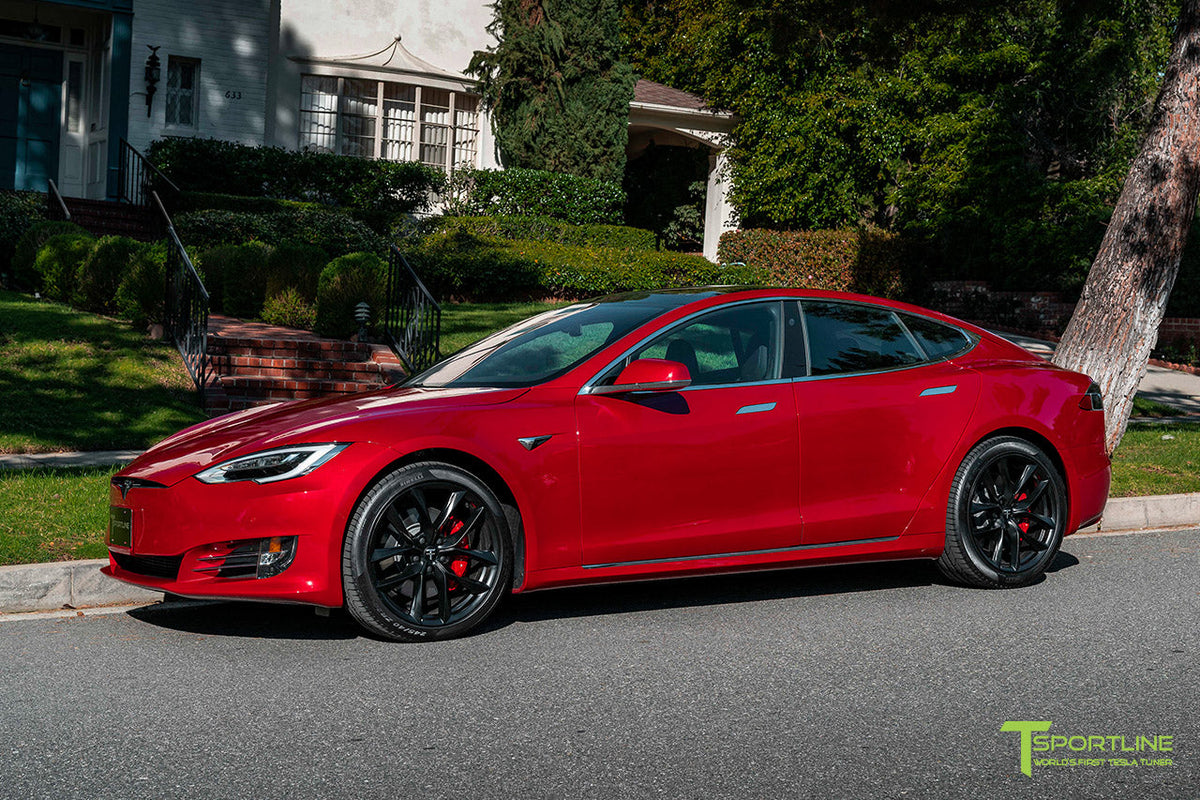 Tesla Model S TSS 20&quot; Wheel in Satin Black (Set of 4) Open Box Special!