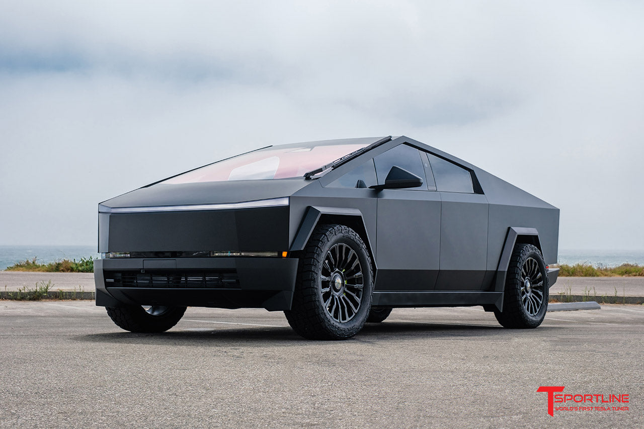 Tesla Cybertruck CT8 22" Fully Forged Lightweight Tesla Wheel and Tire Package (Set of 4) Overstock Blowout Special!