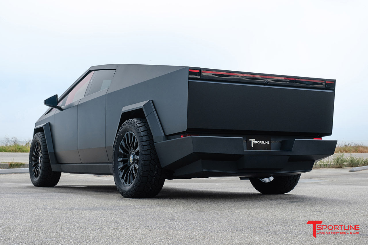 Tesla Cybertruck CT8 22" Fully Forged Lightweight Tesla Wheel and Tire Package (Set of 4) Overstock Blowout Special!