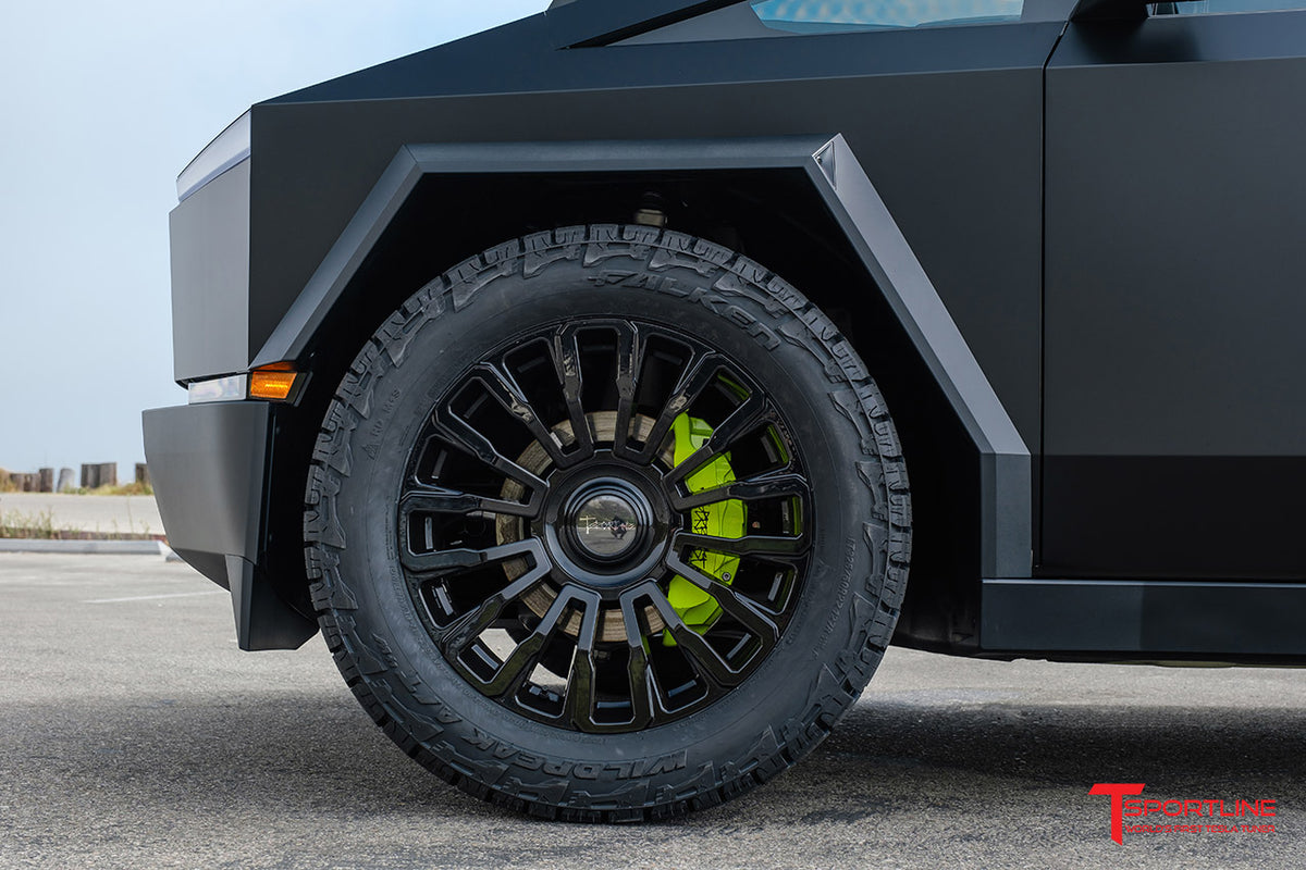 CT8 22&quot; Tesla Cybertruck Fully Forged Lightweight Tesla Wheel and Tire Package (Set of 4)