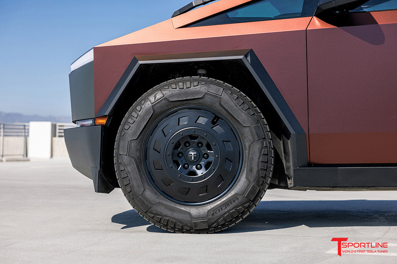 Super Saver Tesla Cybertruck Winter Snow Tire and AeroMaxx 20" Wheel Package (Set of 4)