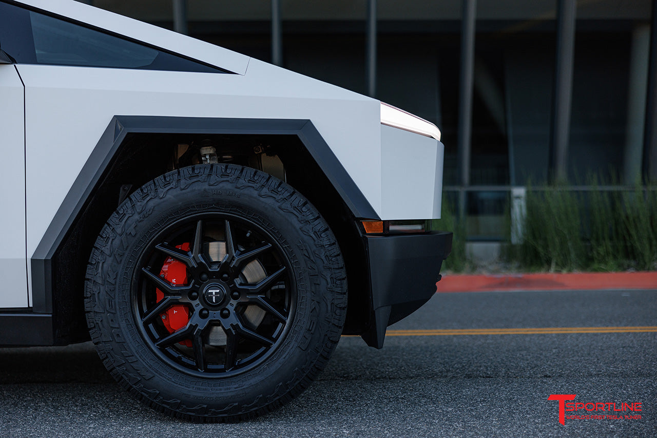 Super Saver Tesla Cybertruck Winter Snow Tire and AeroMaxx 20" Wheel Package (Set of 4)