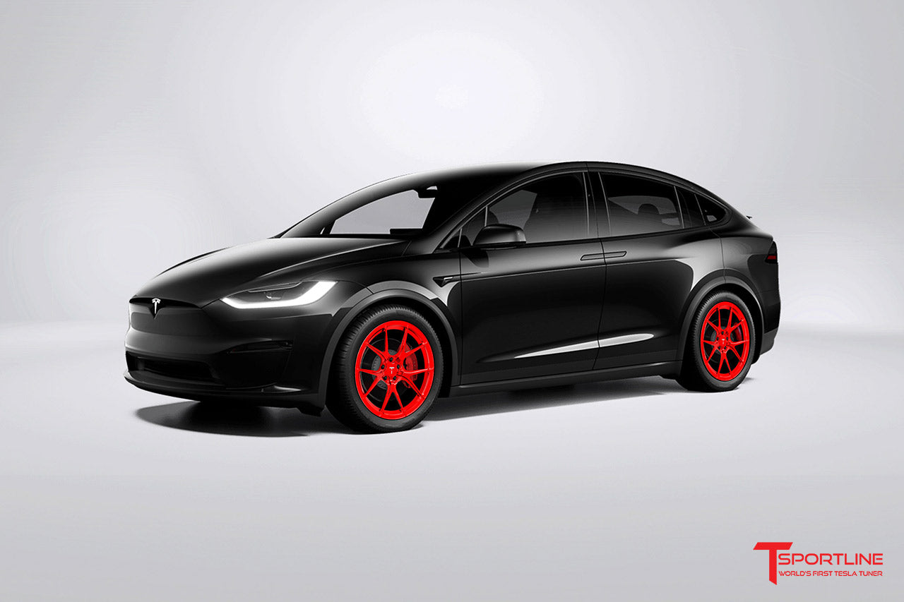 MX115 21" Tesla Model X Long Range & Plaid Wheel (Set of 4)