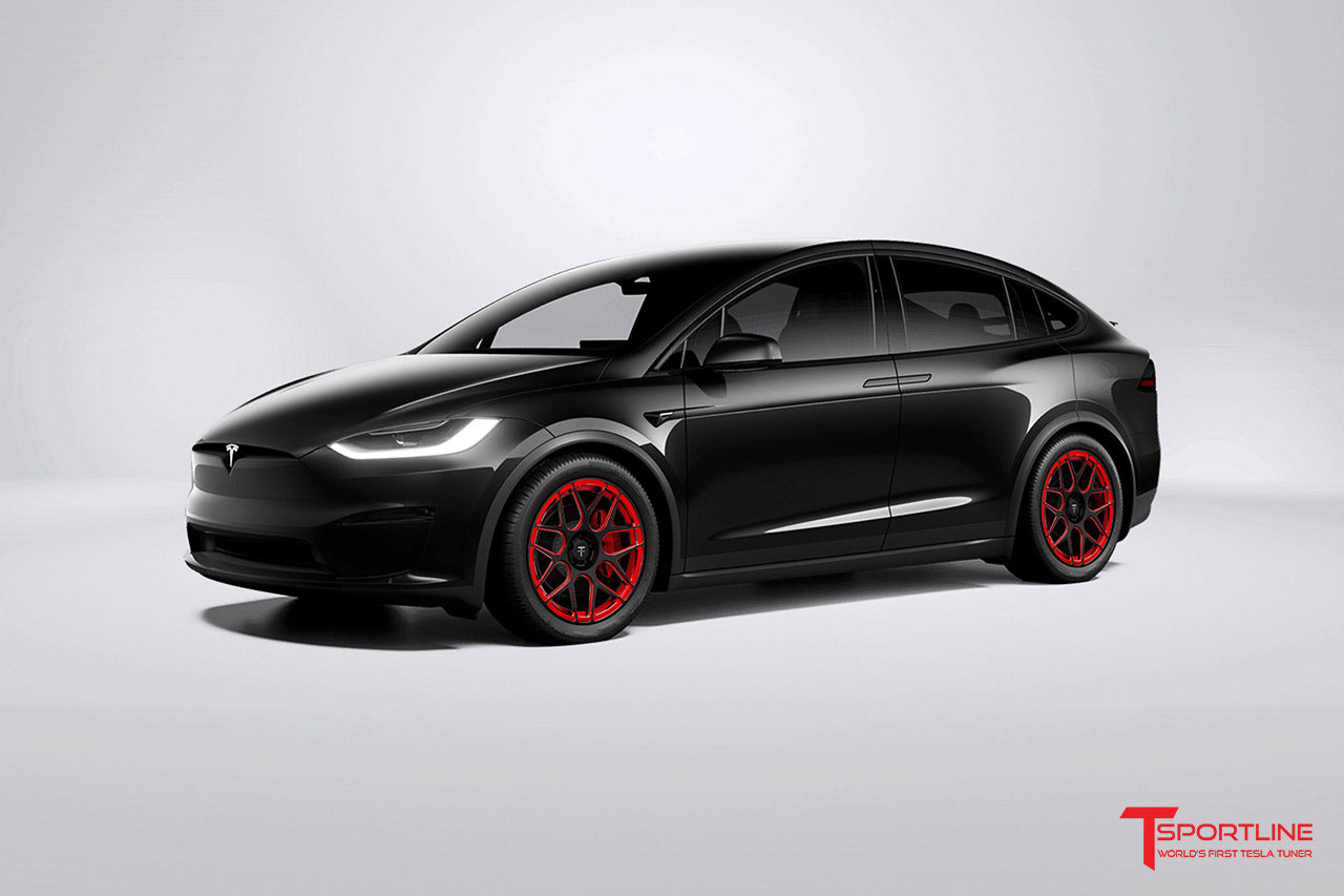 MX117 21" Tesla Model X Long Range & Plaid Wheel (Set of 4)