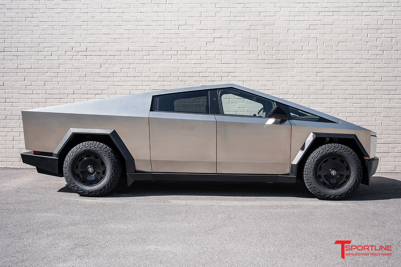 CTM 18" Tesla Cybertruck Fully Forged Monoblock Tesla Wheel and Tire Package (Set of 4)