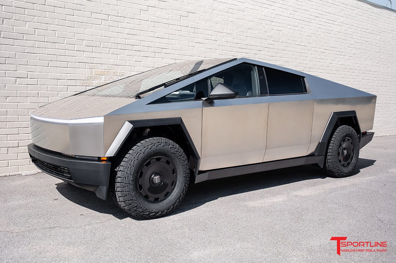 CTM 18" Tesla Cybertruck Fully Forged Monoblock Tesla Wheel and Tire Package (Set of 4)