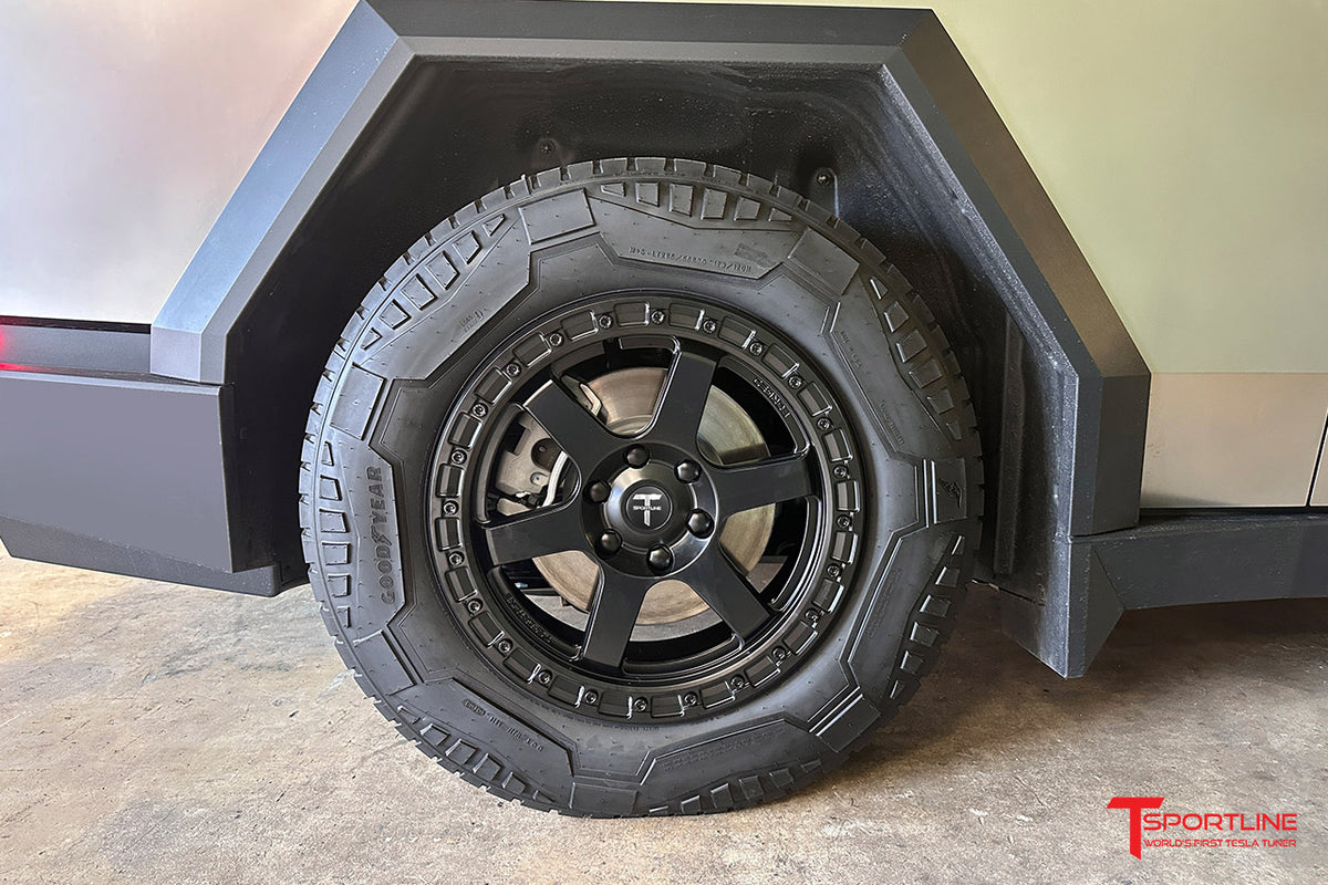 CT6B 20&quot; Tesla Cybertruck Beadlock Off Road Forged Tesla Wheel and Tire Package (Set of 4)