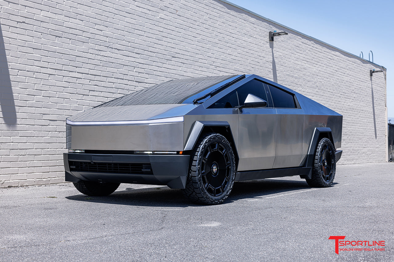 CT10 24" Tesla Cybertruck Fully Forged Monoblock Tesla Wheel and Tire Package (Set of 4)