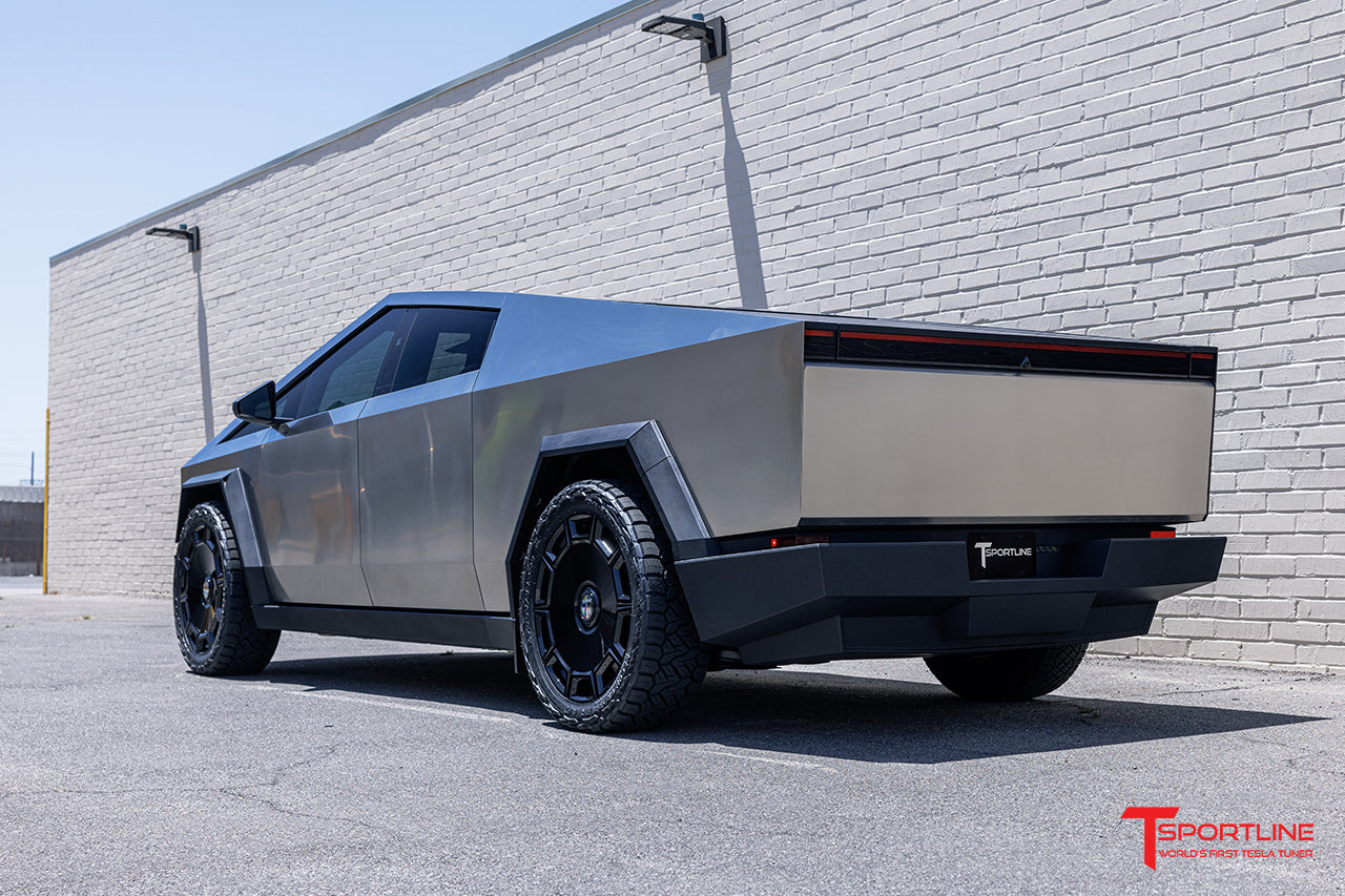 CT10 24" Tesla Cybertruck Fully Forged Monoblock Tesla Wheel and Tire Package (Set of 4)