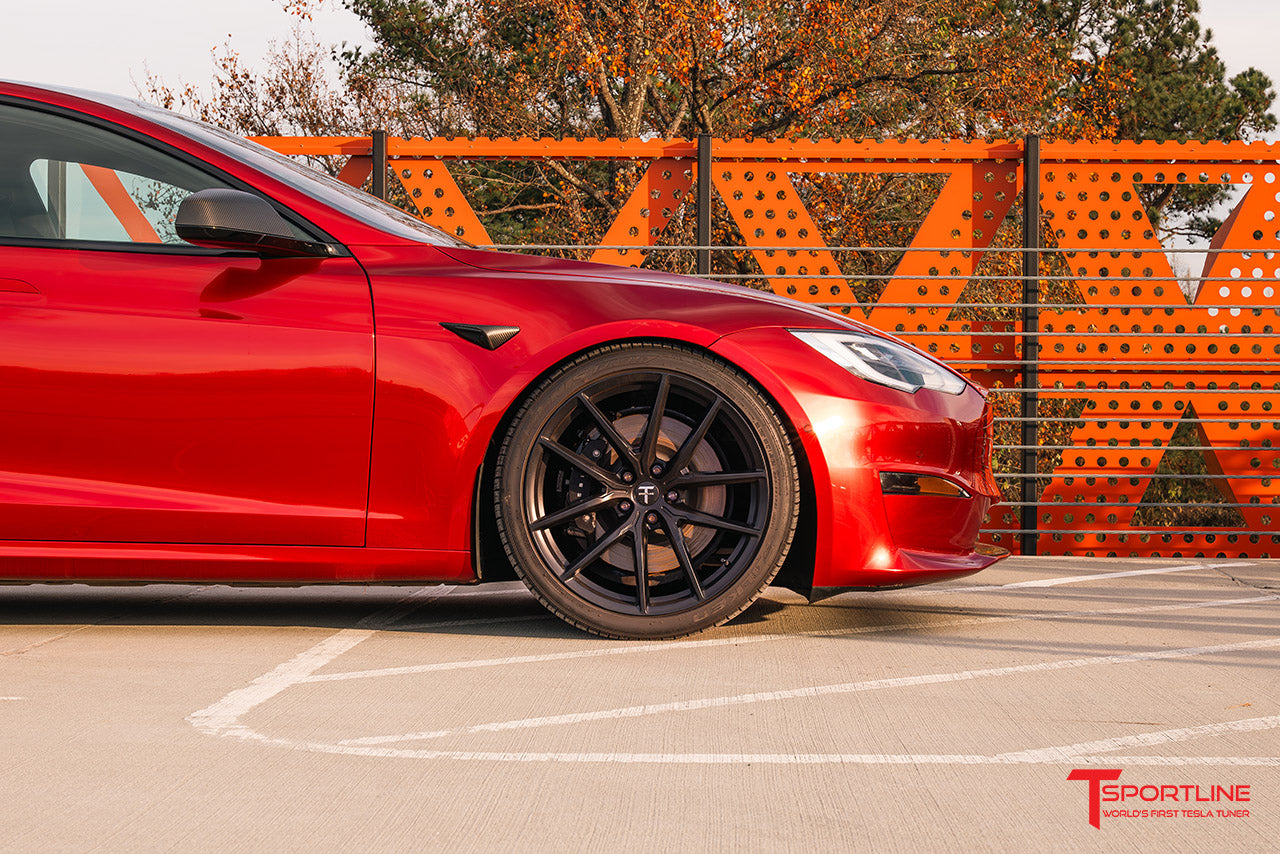 TSF 21" Tesla Model S Long Range & Plaid Wheel and Tire Package (Set of 4)
