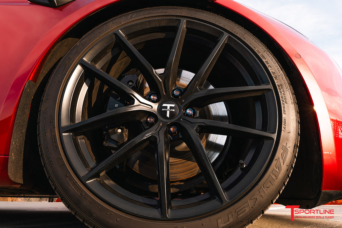 TSF 21&quot; Tesla Model S Long Range &amp; Plaid Wheel and Winter Tire Package (Set of 4)