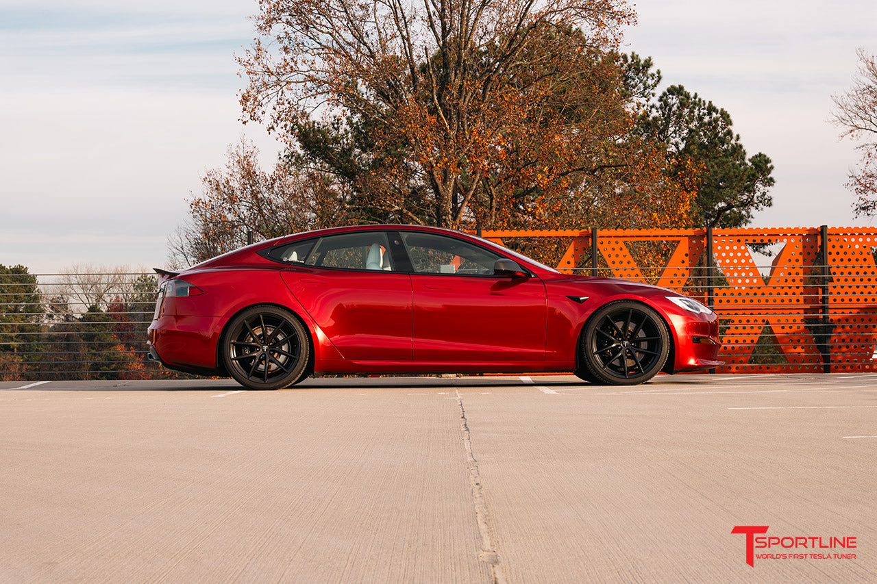 TSF 21" Tesla Model S Long Range & Plaid Wheel and Tire Package (Set of 4)