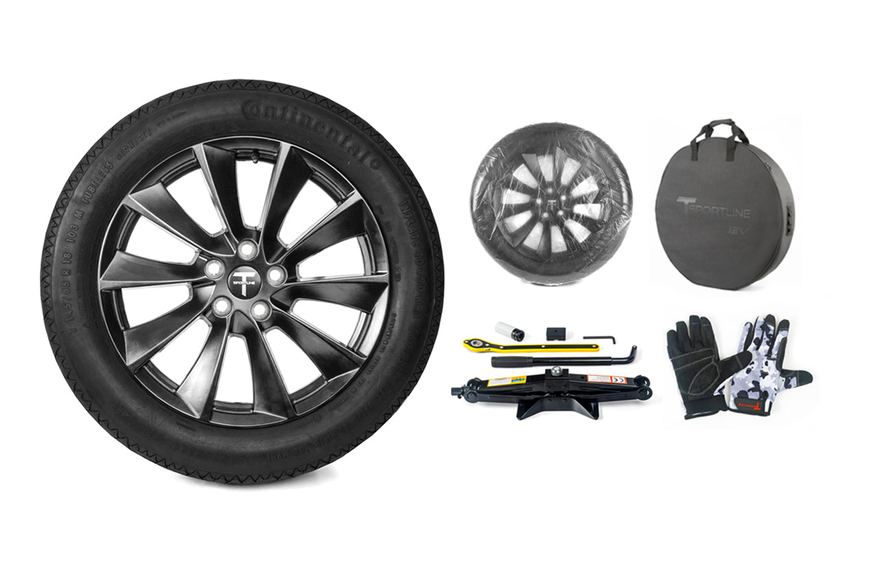 Tesla TS1 Spare Wheel & Tire - optional Jack / Lug Tool Kit