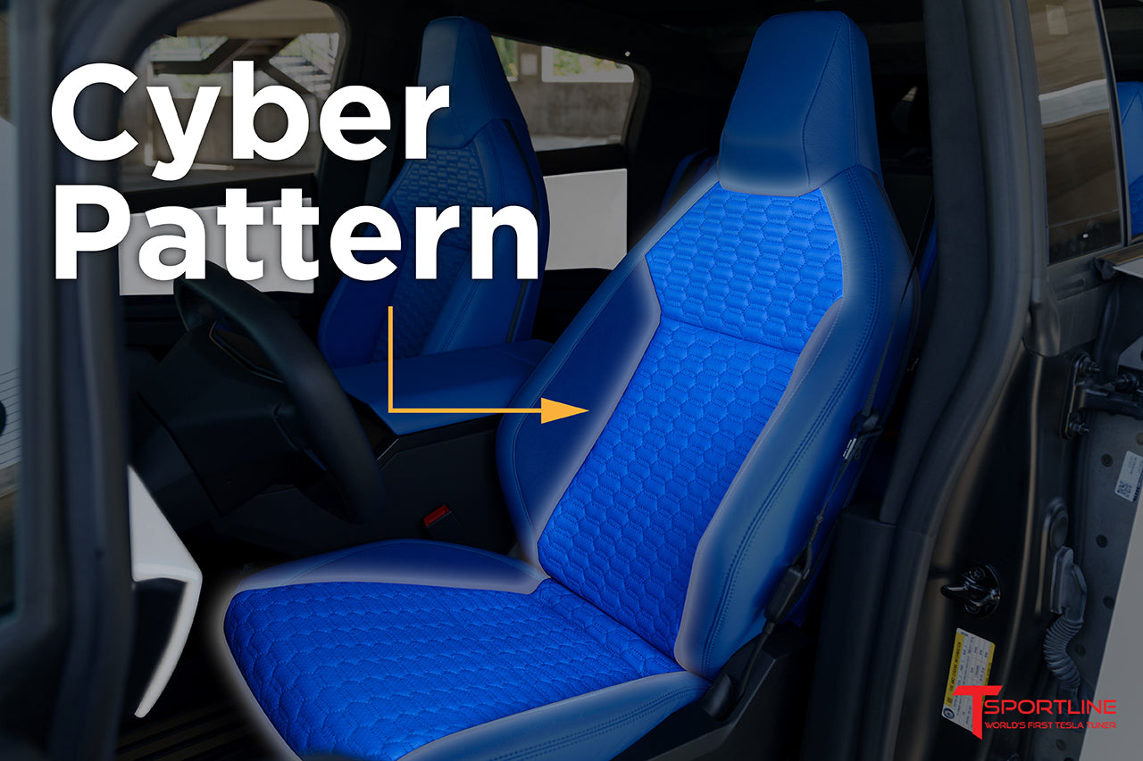Tesla Cybertruck Seat Upgrade Kit Configurator Seat Insert Style