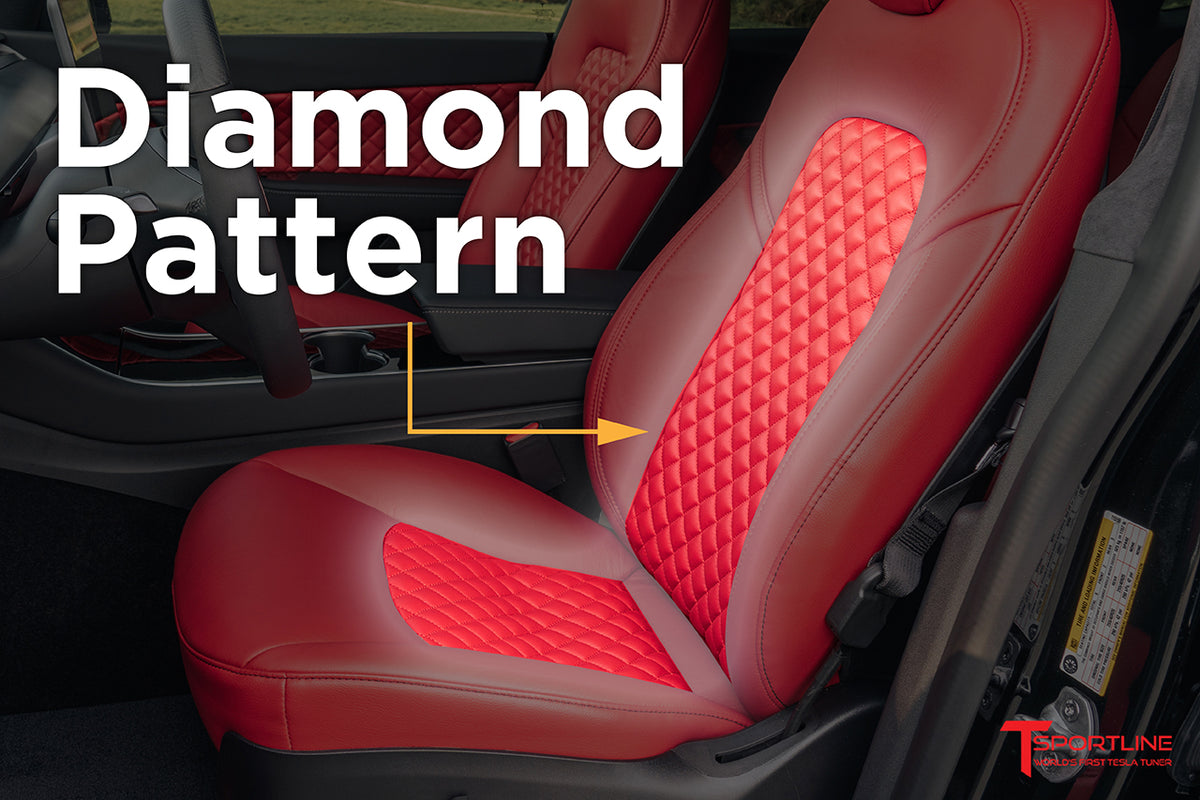 Tesla Model Y Seat Upgrade Kit Configurator Seat Insert Style