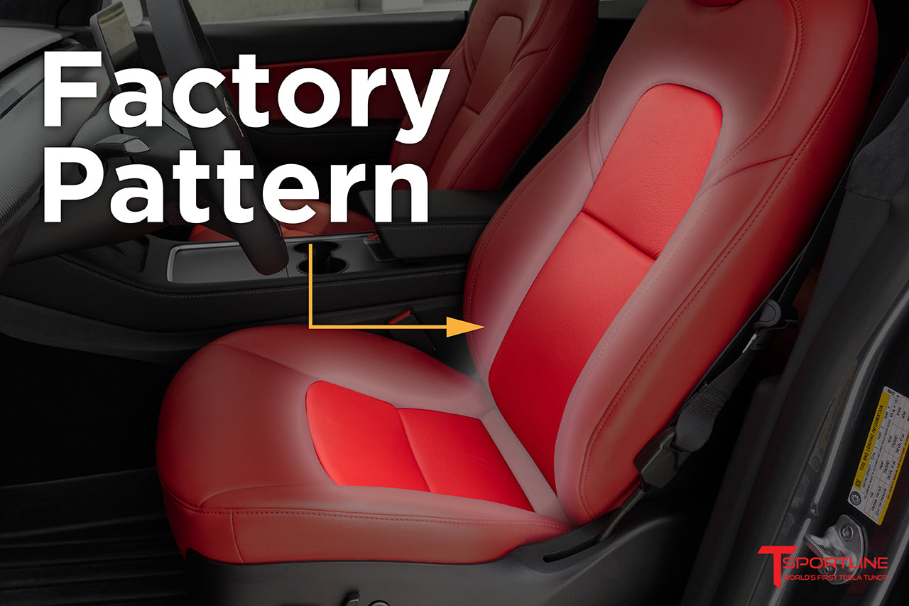 Tesla Model Y Seat Upgrade Kit Configurator Seat Insert Style