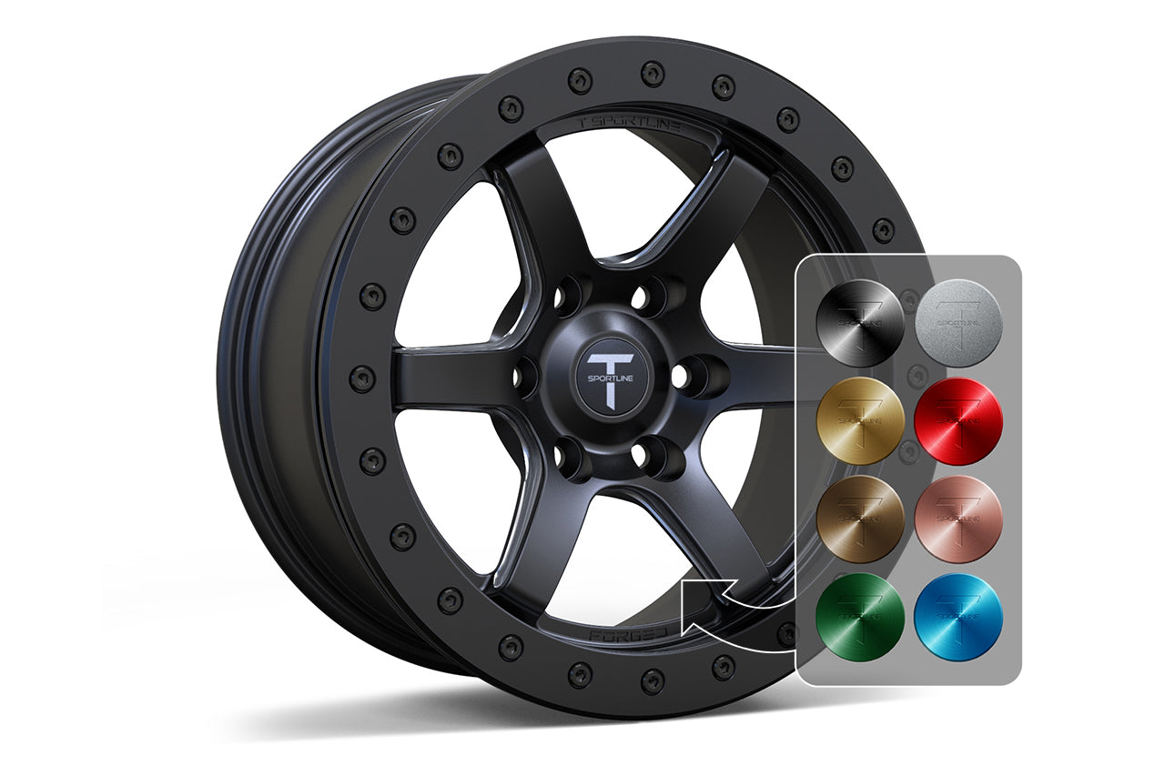 CT6B 18" Tesla Cybertruck Beadlock Off Road Forged Wheel (Set of 4)