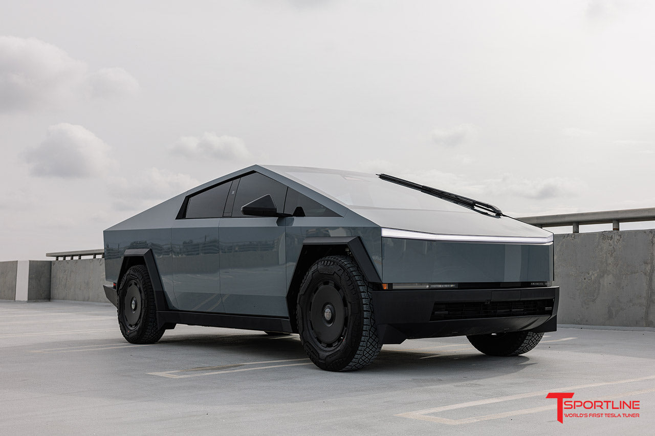 CTM 20" Tesla Cybertruck Fully Forged Monoblock Tesla Wheel and Tire Package (Set of 4)