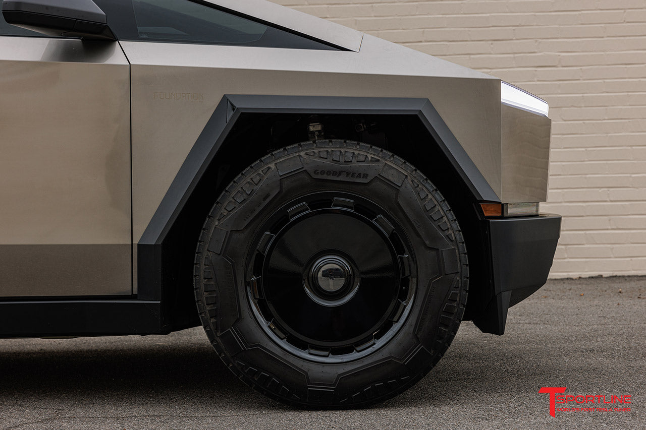 CTM 20" Tesla Cybertruck Fully Forged Monoblock Tesla Wheel and Tire Package (Set of 4)