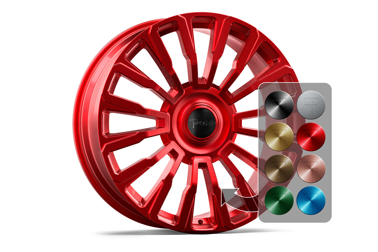 CT8 24" Tesla Cybertruck Fully Forged Monoblock Tesla Wheel (Set of 4)