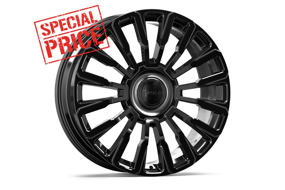 Tesla Cybertruck CT8 24&quot; Fully Forged Monoblock Tesla Wheel (Set of 4) Open Box Special!