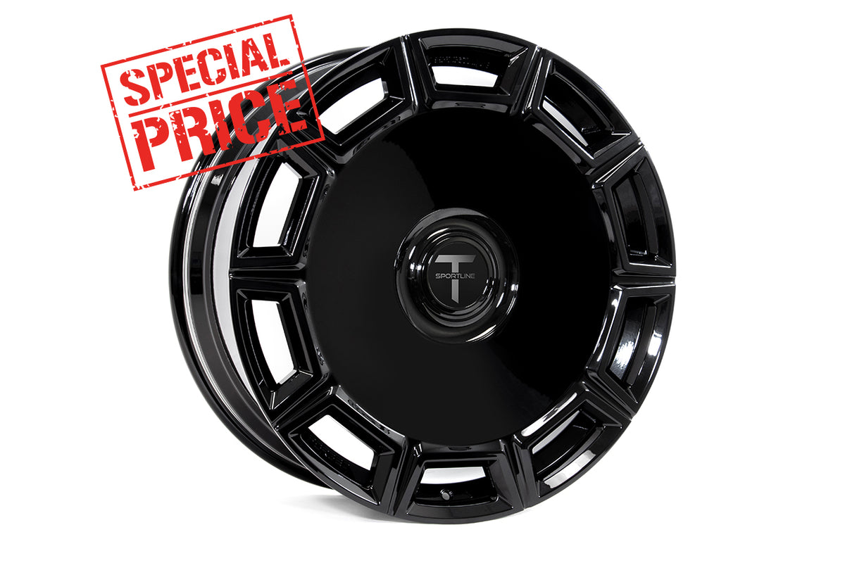 Tesla Cybertruck CT10 24&quot; Fully Forged Monoblock Tesla Wheel (Set of 4) Open Box Special!