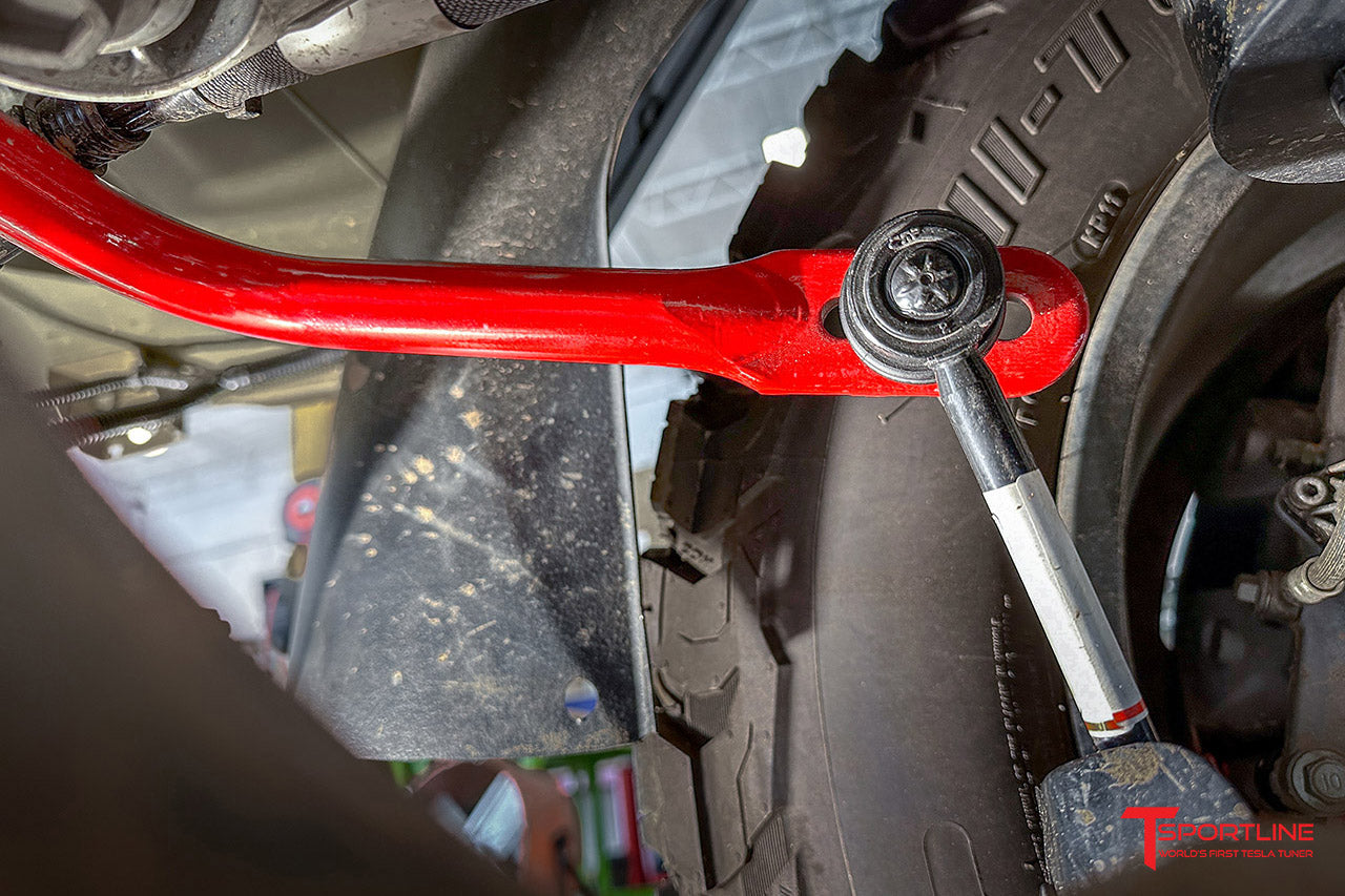 Tesla Cybertruck 3x Adjustable Fully Forged Rear Anti-Roll Sway Bar