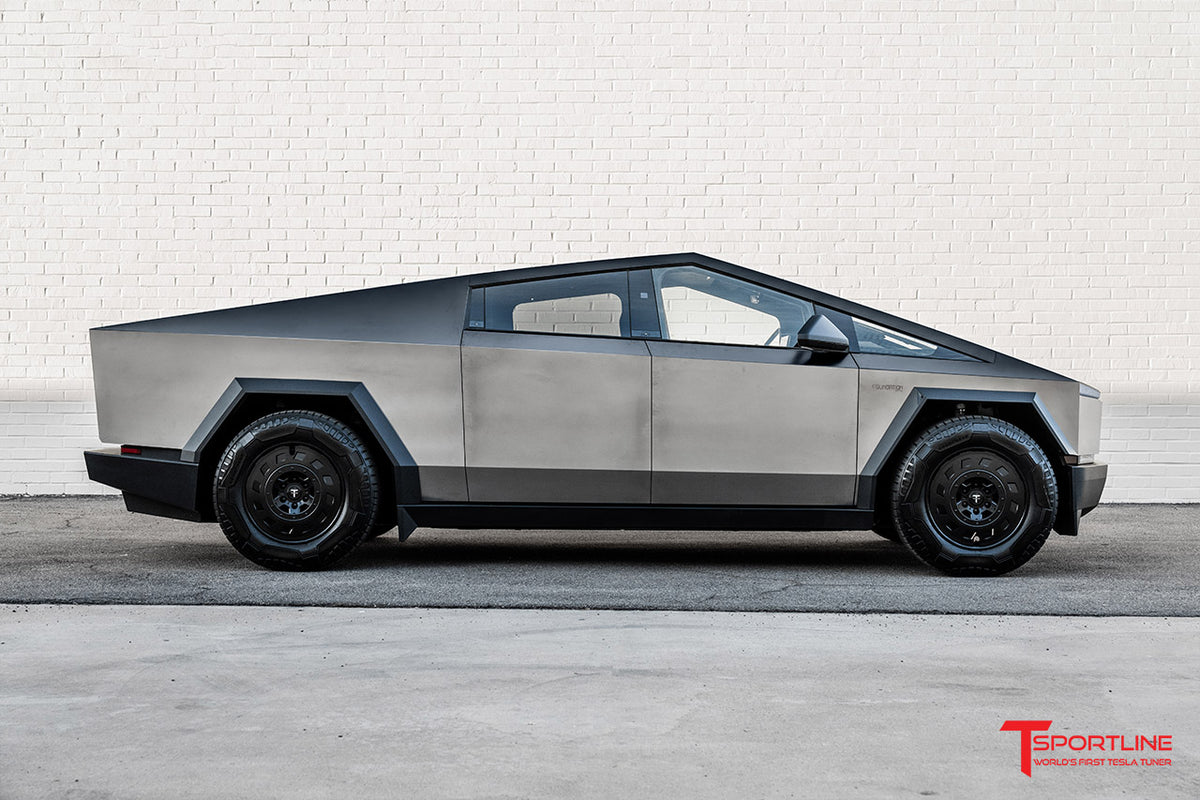 Tesla Cybertruck Two-Tone Upper Blackout PPF Wrap Kit