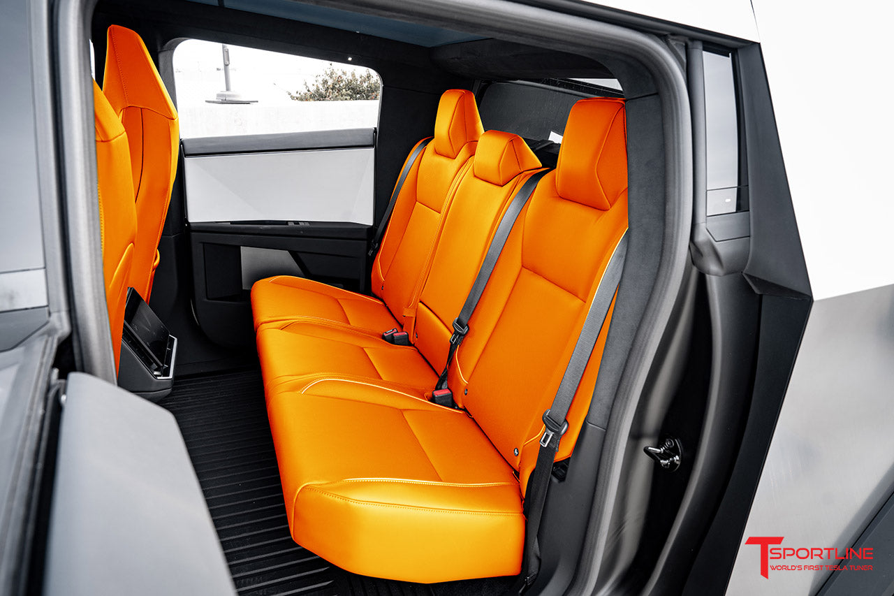 Tesla Cybertruck Custom Interior Program Phase 3: Front and Rear Seats