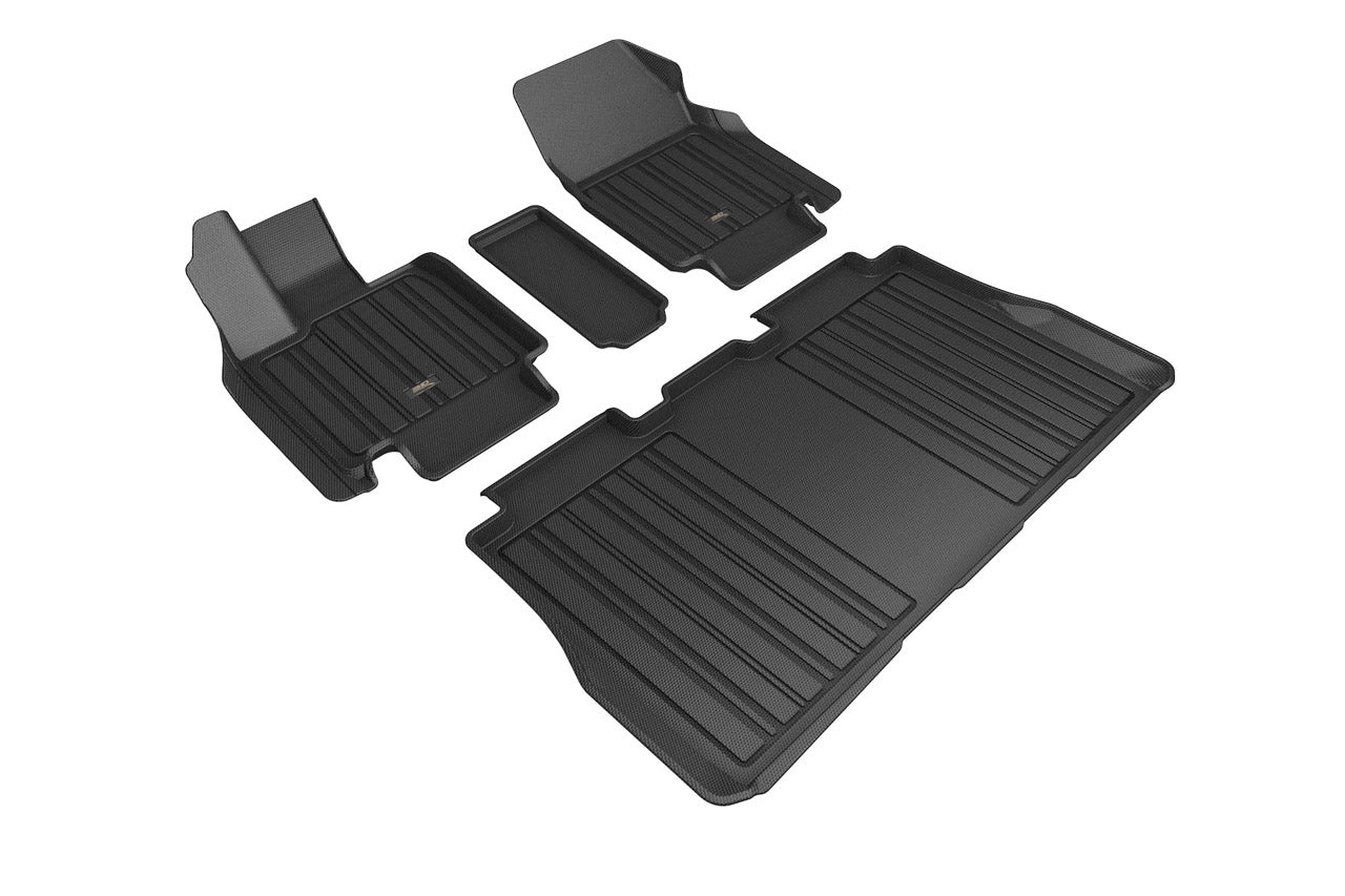 Tesla Cybertruck AWD  and Cyberbeast MAXpider 3D Elitect All-Weather Custom Fit Floor Liner Mats
