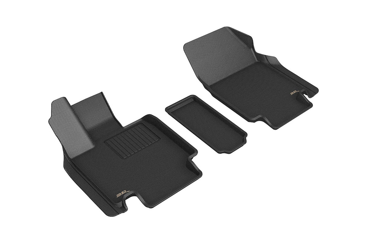 Tesla Cybertruck AWD  and Cyberbeast MAXpider 3D Kagu All-Weather Custom Fit Floor Liner Mats