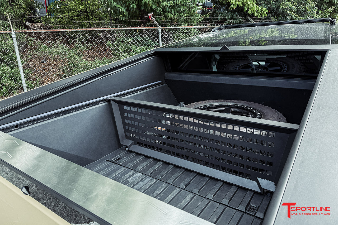 Tesla Cybertruck Truck Bed Front / Rear Divider Molle Panel