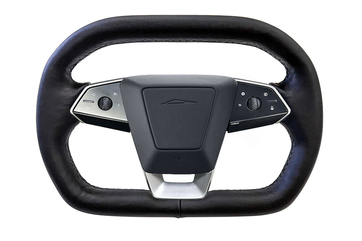 Tesla Cybertruck Premium Sport Grip Squircle Yoke Steering Wheel