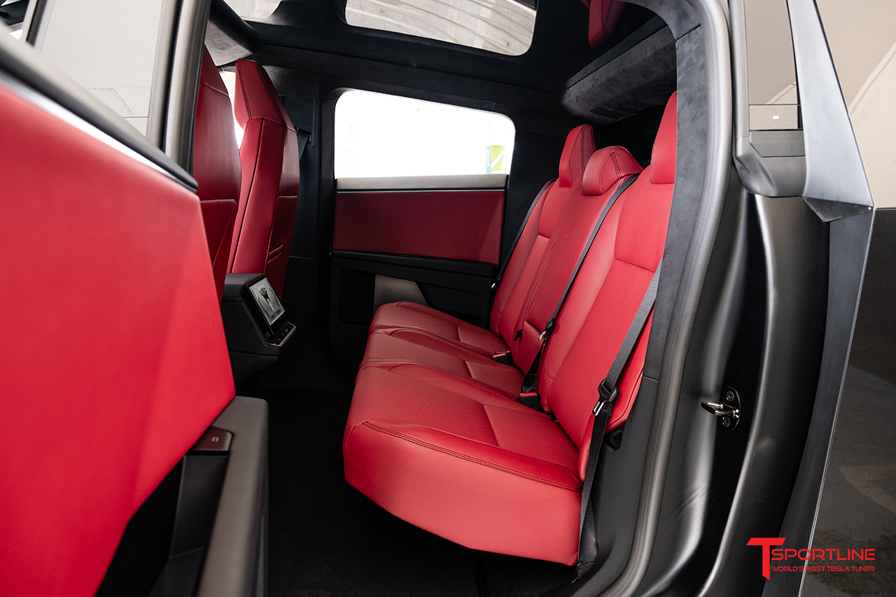 Tesla Cybertruck Custom Interior Program Phase 3: Front and Rear Seats