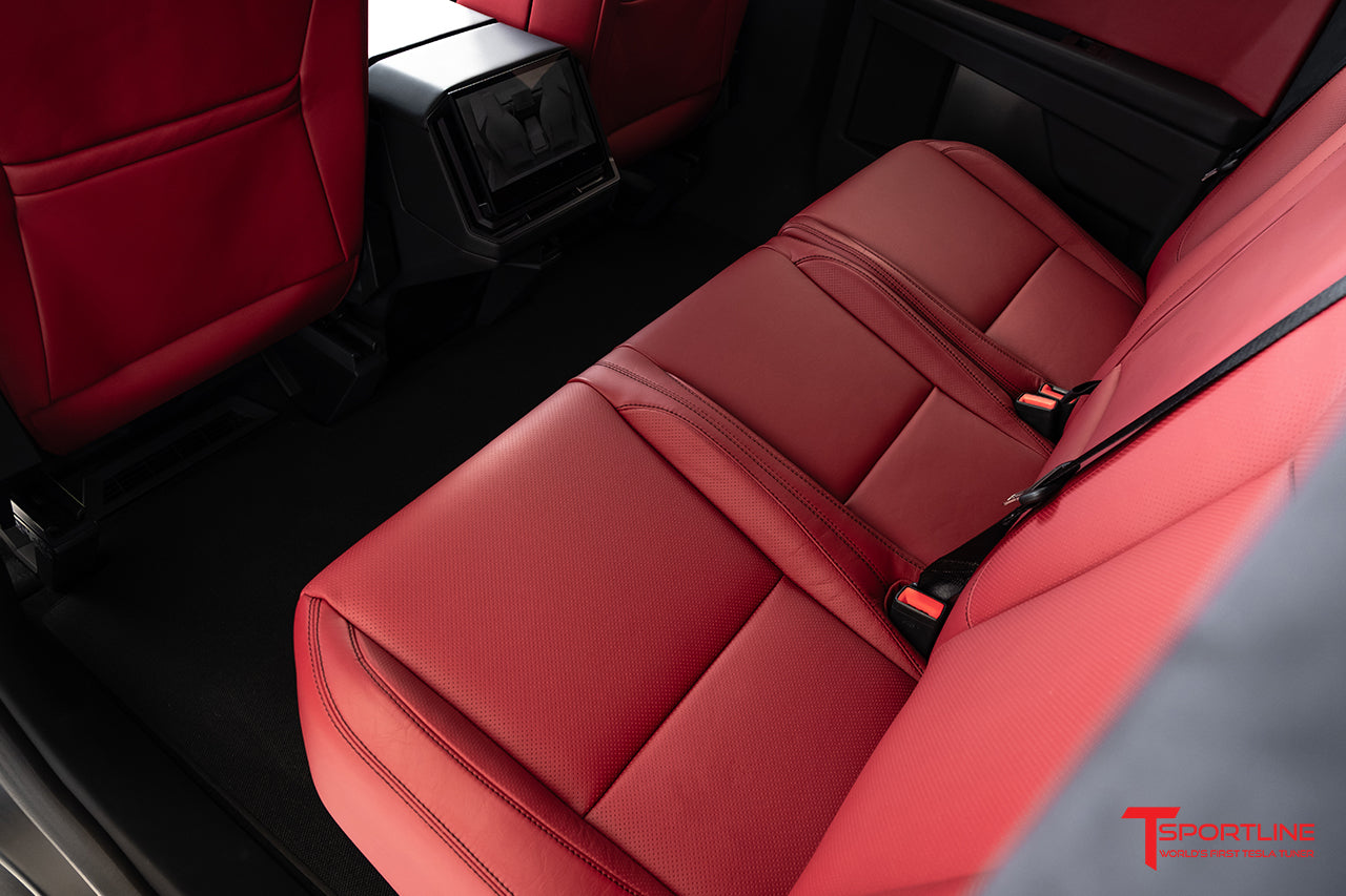 Tesla Cybertruck Custom Interior Program Phase 3: Front and Rear Seats