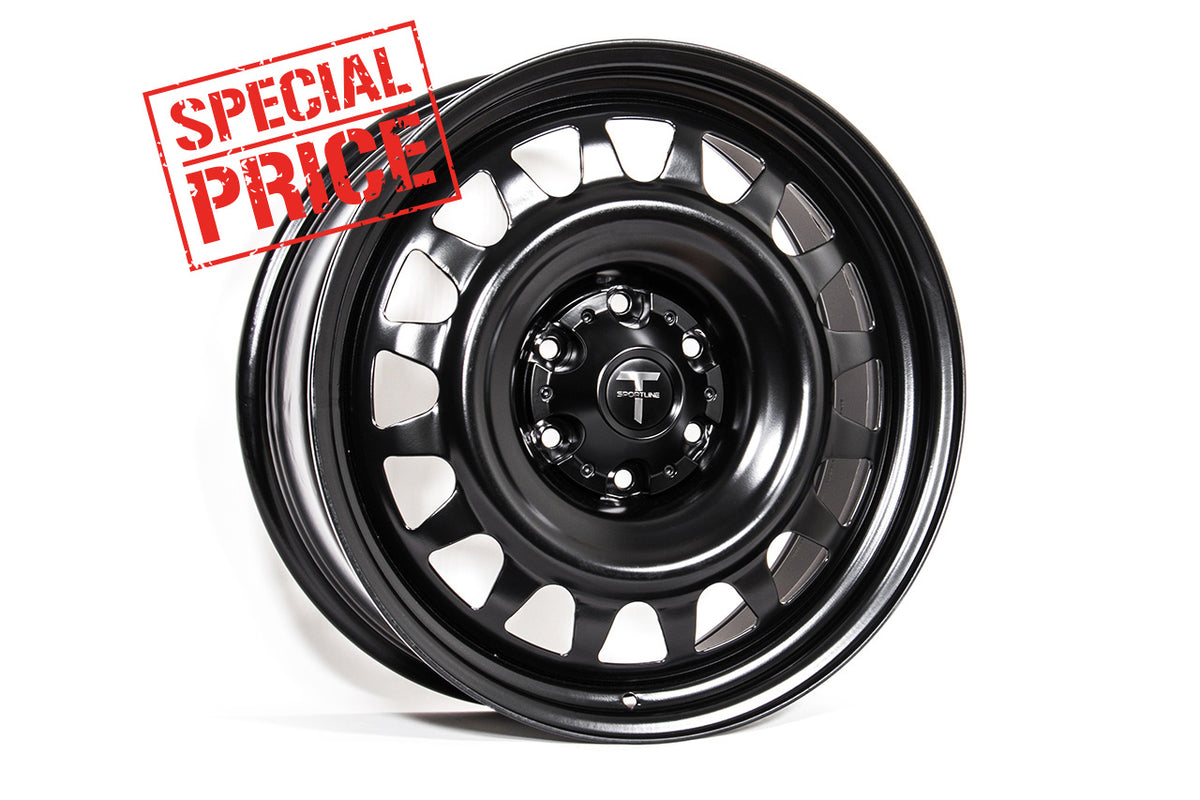 Tesla Cybertruck TCS 20&quot; &#39;Cyber Steelie&#39; Steel Wheels Open Box Special!