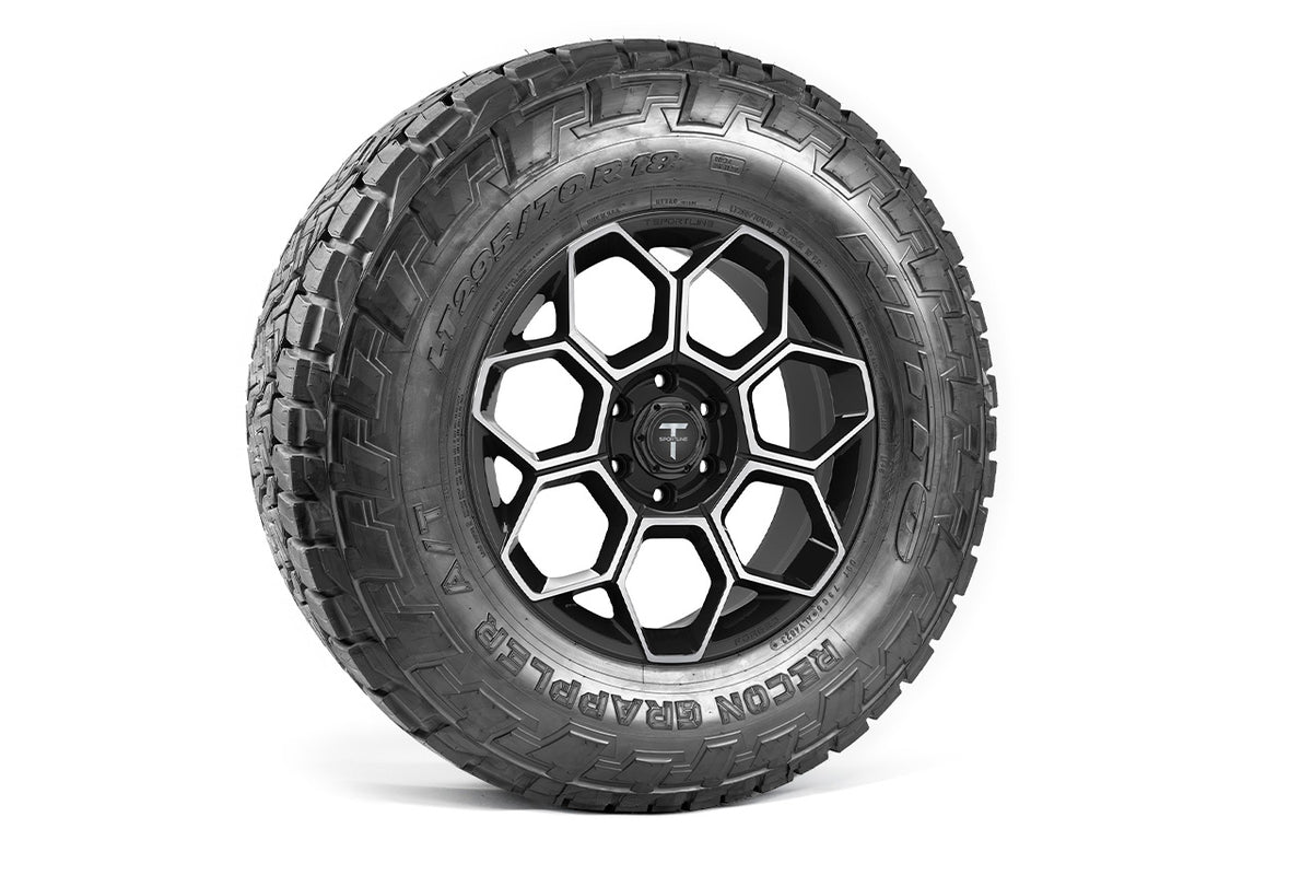 CT7 18&quot; Tesla Cybertruck Fully Forged Lightweight Tesla Wheel and Tire Package (Set of 4)