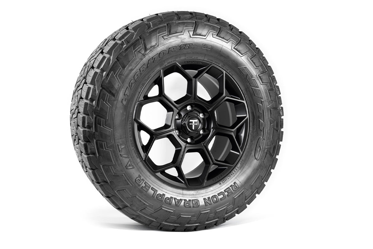 CT7 18&quot; Tesla Cybertruck Fully Forged Lightweight Tesla Wheel and Tire Package (Set of 4)