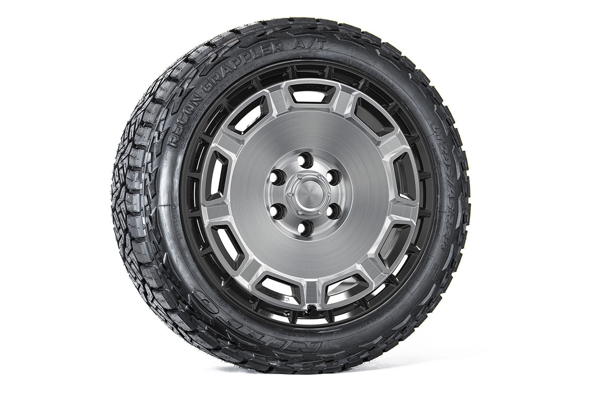 CT9 24&quot; Tesla Cybertruck Fully Forged Lightweight Tesla Wheel and Tire Package (Set of 4)