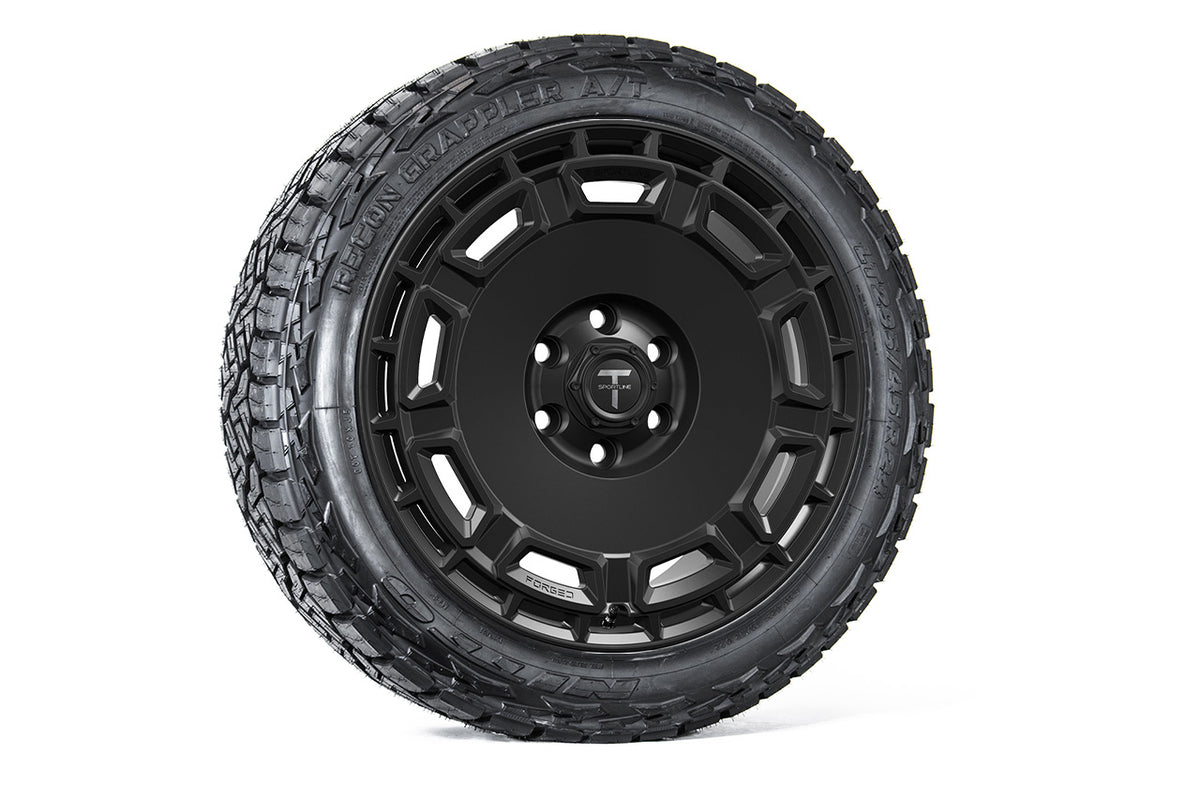 CT9 24&quot; Tesla Cybertruck Fully Forged Lightweight Tesla Wheel and Tire Package (Set of 4)