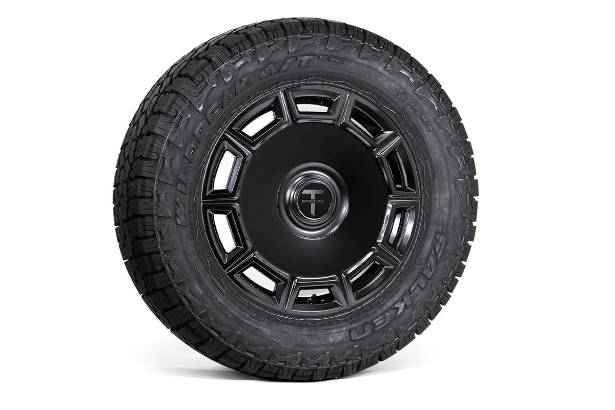 CT10 20&quot; Tesla Cybertruck Fully Forged Monoblock Tesla Wheel and Tire Package (Set of 4)