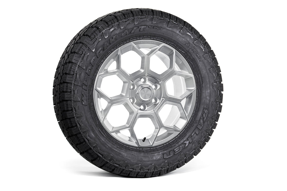 CT7 20&quot; Tesla Cybertruck Fully Forged Lightweight Tesla Wheel and Tire Package (Set of 4)