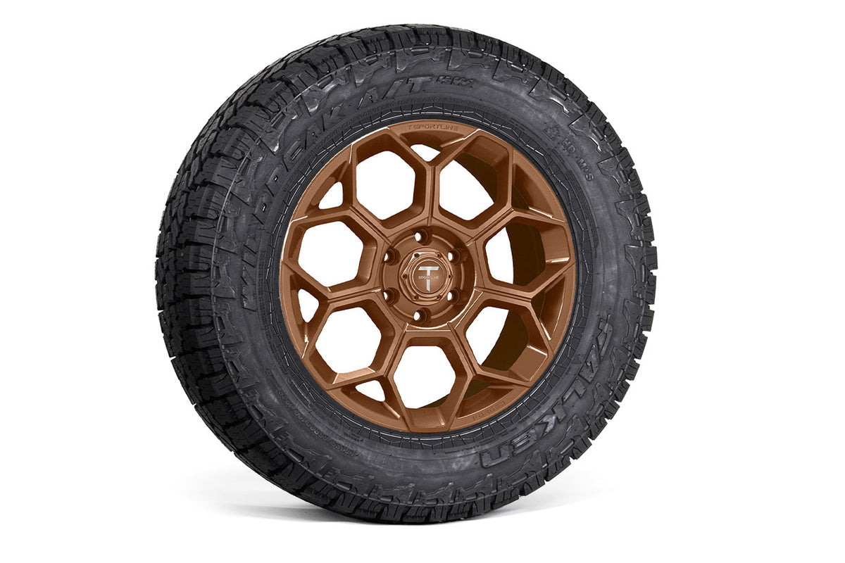 CT7 20&quot; Tesla Cybertruck Fully Forged Lightweight Tesla Wheel and Tire Package (Set of 4)