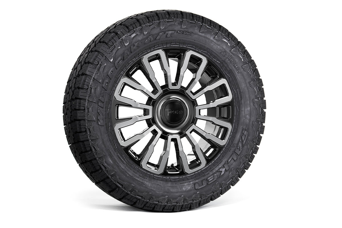 CT8 20&quot; Tesla Cybertruck Fully Forged Monoblock Tesla Wheel and Tire Package (Set of 4)