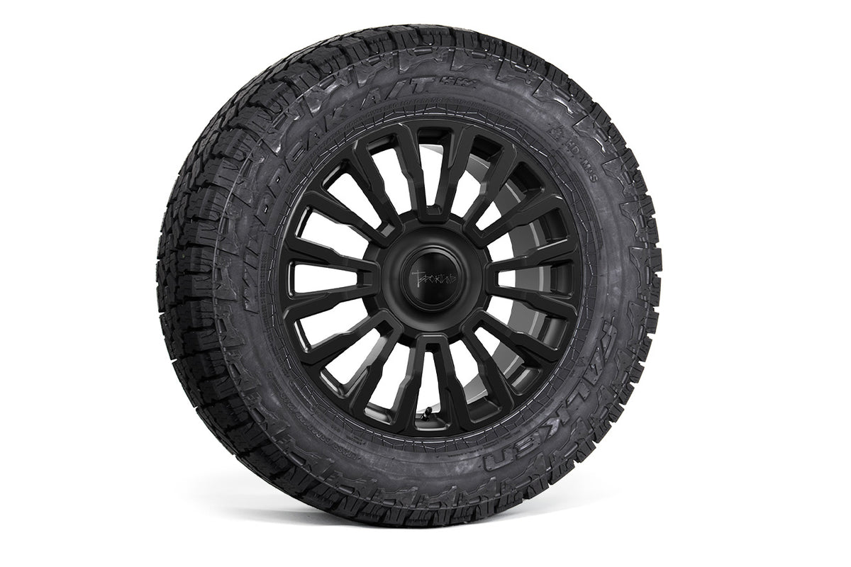 CT8 20&quot; Tesla Cybertruck Fully Forged Monoblock Tesla Wheel and Tire Package (Set of 4)